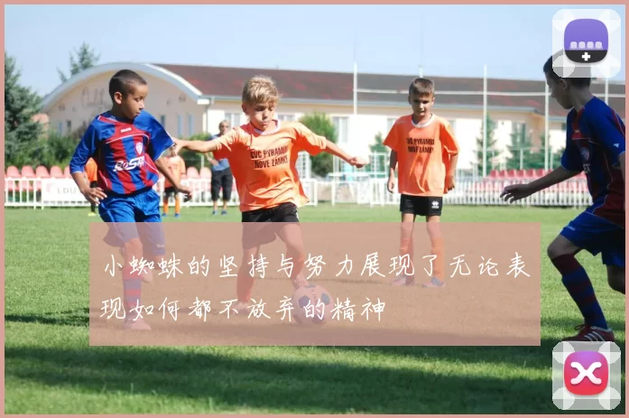 小蜘蛛的坚持与努力展现了无论表现如何都不放弃的精神